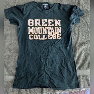 Champion Women's Small Green Mountain College T Shirt